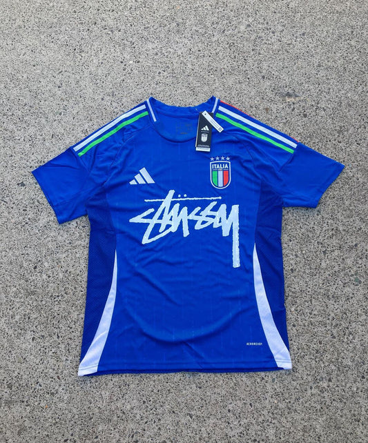 CUSTOM FOOTBALL JERSEY - “ITALY” EDITION - BLUE