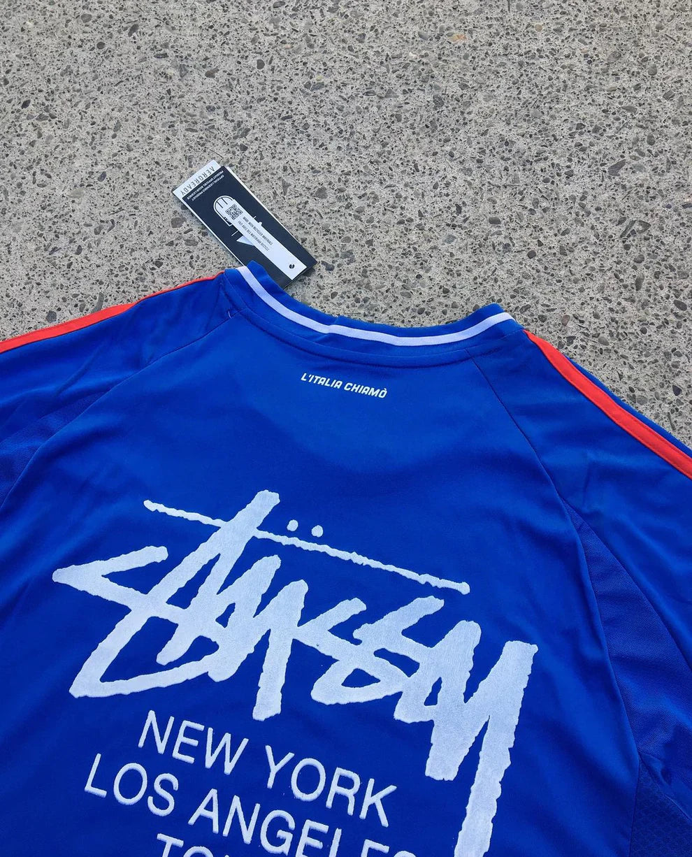 CUSTOM FOOTBALL JERSEY - “ITALY” EDITION - BLUE