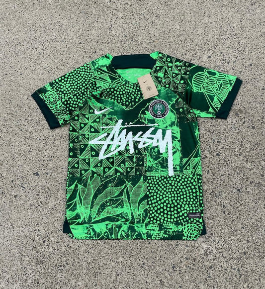 CUSTOM FOOTBALL JERSEY - “NIGERIA” EDITION - GREEN