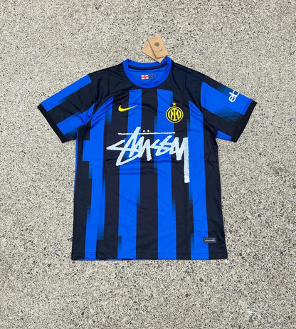 CUSTOM FOOTBALL JERSEY - “INTER” EDITION - BLUE/BLACK