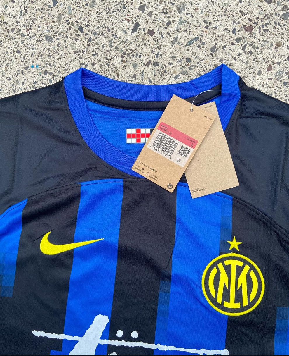 CUSTOM FOOTBALL JERSEY - “INTER” EDITION - BLUE/BLACK