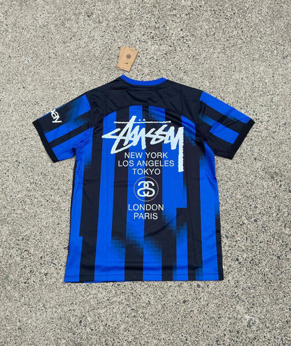 CUSTOM FOOTBALL JERSEY - “INTER” EDITION - BLUE/BLACK