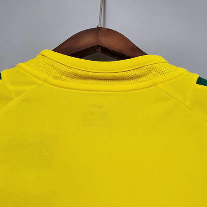 CUSTOM FOOTBALL JERSEY - “BRAZIL” 2002 EDITION - YELLOW