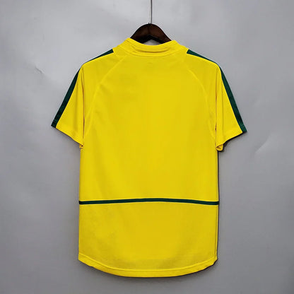 CUSTOM FOOTBALL JERSEY - “BRAZIL” 2002 EDITION - YELLOW