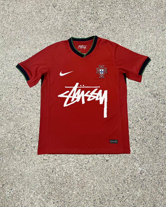 CUSTOM FOOTBALL JERSEY ''PORTUGAL'' EDITION - RED